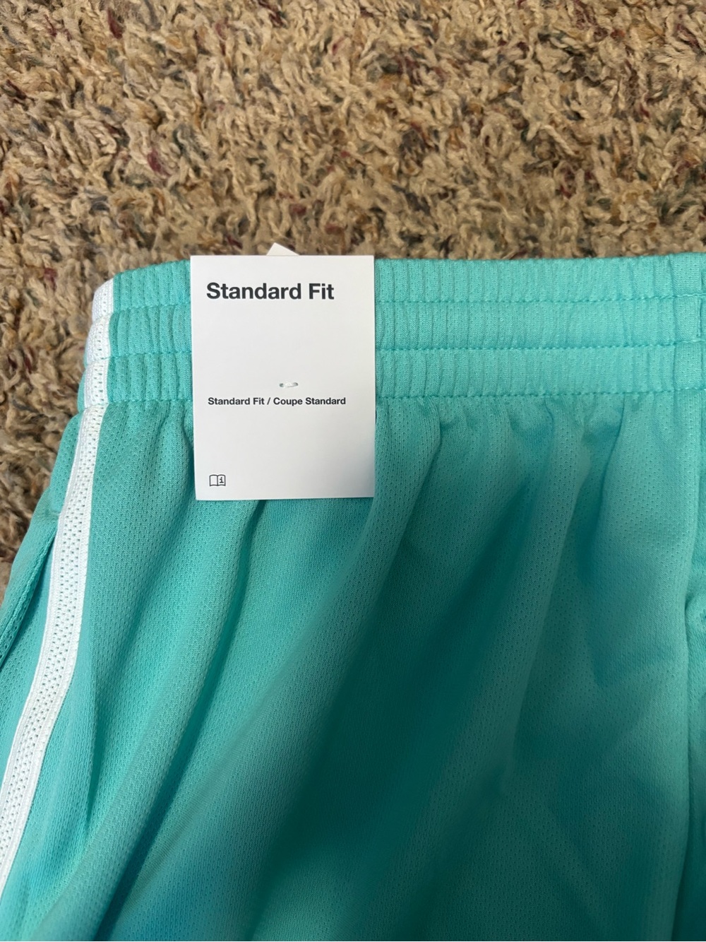 Kids' Nike Dri-FIT Light Blue & White Athletic Training Shorts – Size XL NWT - Picture 7 of 9